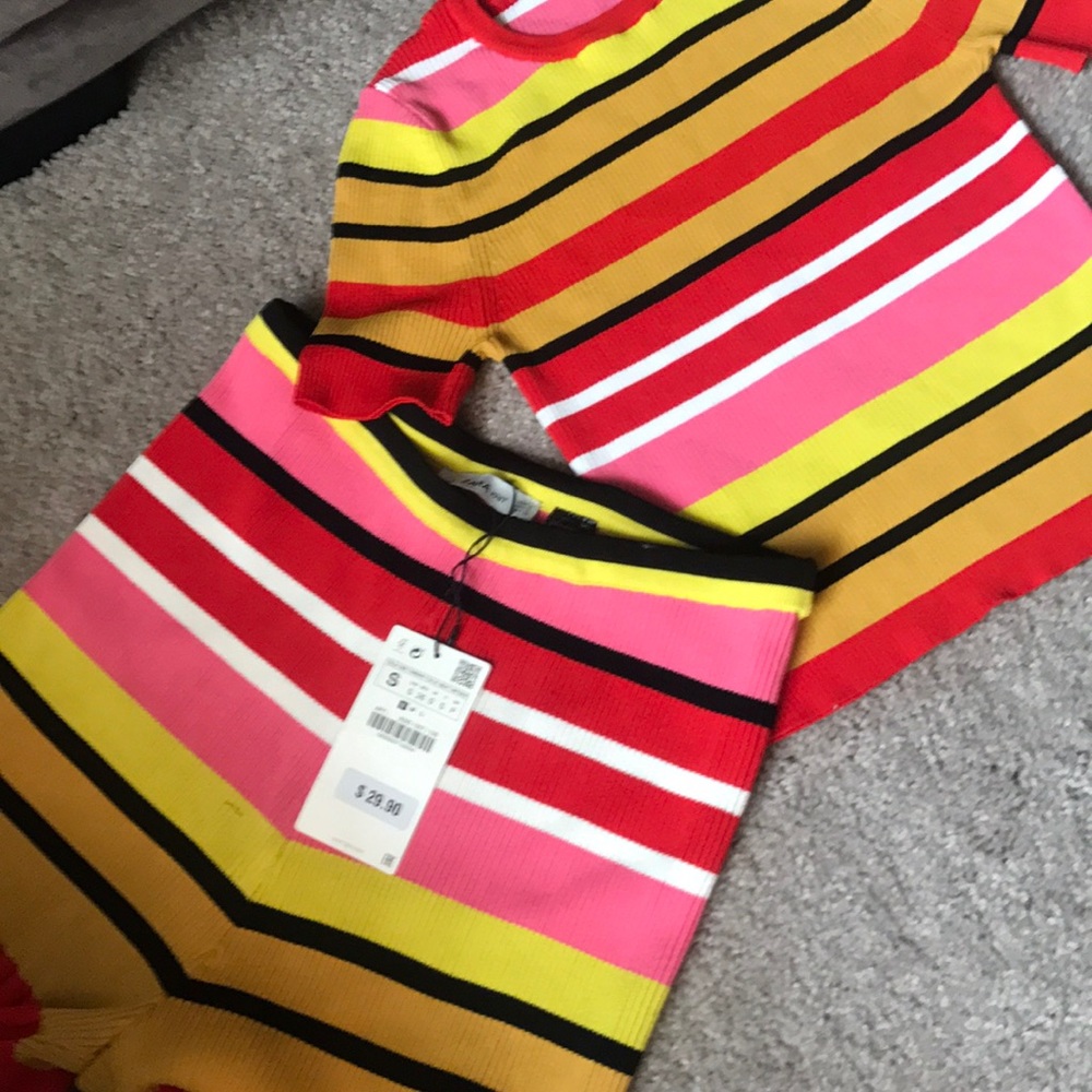 NWT ZARA knitwear set